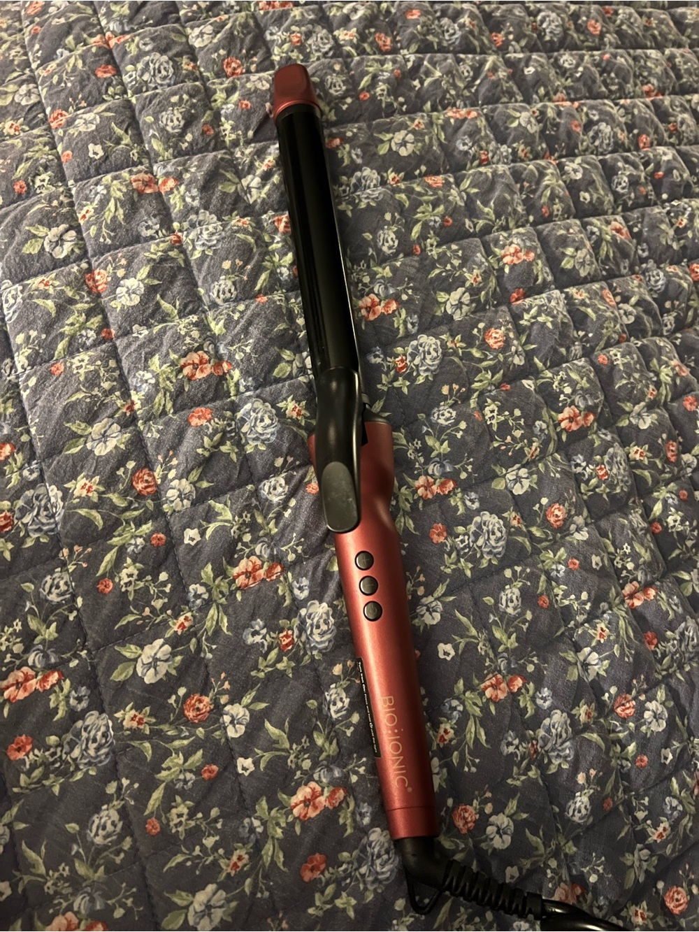 Bio Ionic Red Curling Wand - 1" Barrel Hair Styler